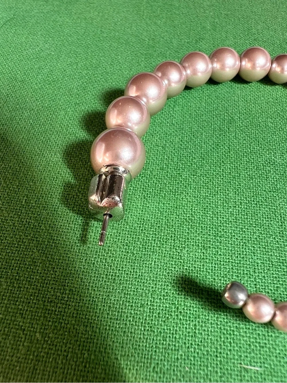 Kate Spade Large Faux Pearl Bauble Hoop Earrings